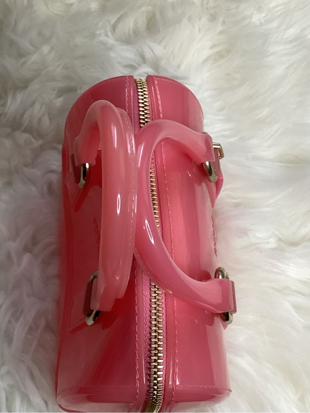 💕 CUTE 💕 Furla Jelly Pink Mini Candy Dome Satchel - Picture 6 of 13